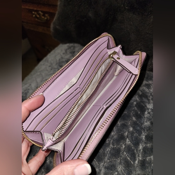 Kate Spade Lavendar Purple Sparkle Glitter Wallet KS - Picture 8 of 8